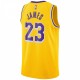 LeBron James Los Angeles Lakers Nike Swingman Player Jersey Gold - Icon Edition