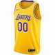 Los Angeles Lakers Nike Custom Swingman Jersey Gold - Icon Edition