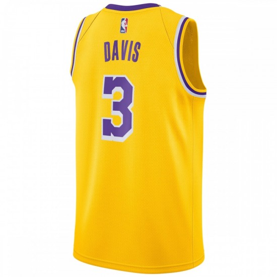 Anthony Davis Los Angeles Lakers Nike 2019/20 Swingman Jersey Gold - Icon Edition