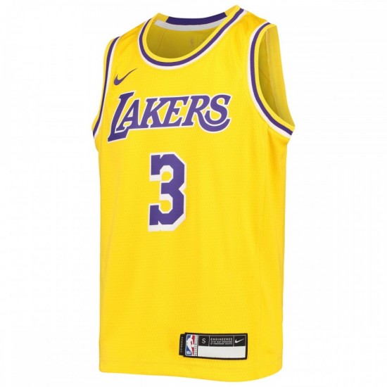 Anthony Davis Los Angeles Lakers Nike Youth Swingman Jersey - Icon Edition - Gold