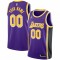 Los Angeles Lakers Jordan Brand Youth Swingman Custom Jersey - Statement Edition - Purple