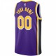 Los Angeles Lakers Jordan Brand Swingman Custom Jersey - Statement Edition - Purple