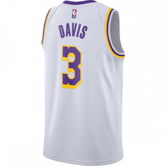 Anthony Davis Los Angeles Lakers Nike 2020/21 Swingman Jersey - White - Association Edition