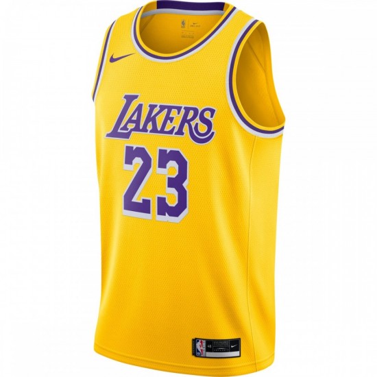 LeBron James Los Angeles Lakers Nike 2020/21 Swingman Jersey Gold - Icon Edition