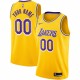 Los Angeles Lakers Nike 2020/21 Swingman Custom Jersey - Icon Edition - Gold