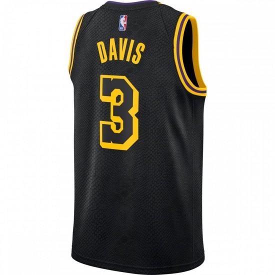 Anthony Davis Los Angeles Lakers Nike City Edition Swingman Jersey - Black