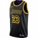 LeBron James Los Angeles Lakers Nike City Edition Swingman Jersey - Black