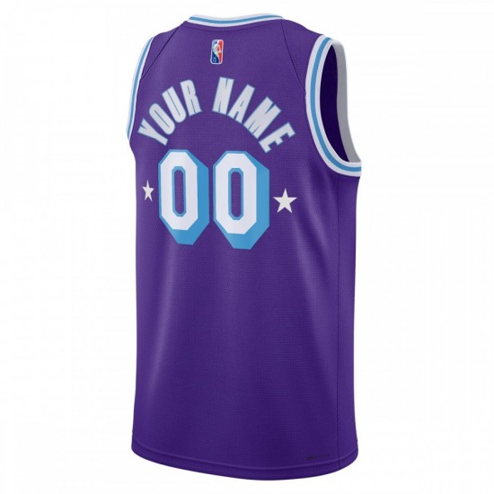 Los Angeles Lakers Nike 2021/22 Swingman Custom Jersey - City Edition - Purple