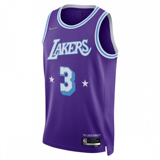 Anthony Davis Los Angeles Lakers Nike 2021/22 Swingman Jersey - City Edition - Purple