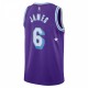 LeBron James Los Angeles Lakers Nike 2021/22 Swingman Jersey - City Edition - Purple