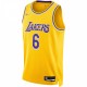 LeBron James Los Angeles Lakers Nike 2021/22 Diamond Swingman Jersey - Icon Edition - Gold