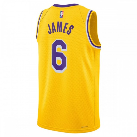 LeBron James Los Angeles Lakers Nike Unisex 2022/23 Swingman Jersey - Icon Edition - Gold