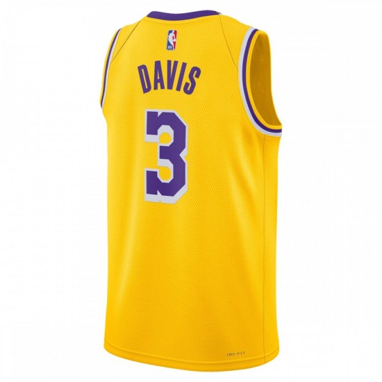 Anthony Davis Los Angeles Lakers Nike Unisex 2022/23 Swingman Jersey - Icon Edition - Gold