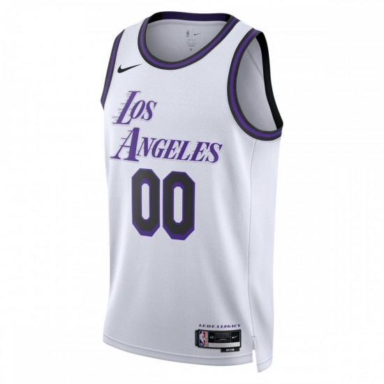 Los Angeles Lakers Nike Unisex 2022/23 Swingman Custom Jersey - City Edition - White