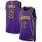 LeBron James Los Angeles Lakers Jordan Brand 2022/23 Statement Edition Swingman Jersey - Purple