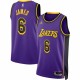 LeBron James Los Angeles Lakers Jordan Brand 2022/23 Statement Edition Swingman Jersey - Purple