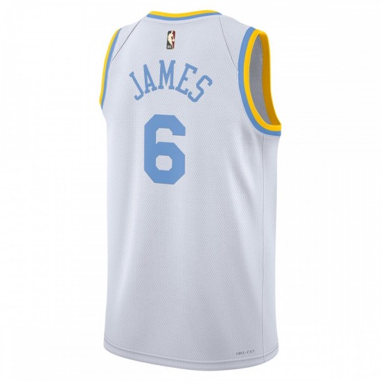 LeBron James Los Angeles Lakers Nike 2022/23 Swingman Jersey White - Classic Edition