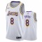 Men's Los Angeles Lakers Kobe Bryant #8 White Swingman Jersey - Association Edition