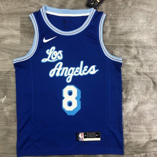 Men's Los Angeles Lakers Kobe Bryant #8 Nike Blue 2020 Swingman Jersey - Classic Edition