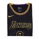 Men's Los Angeles Lakers Kobe Bryant #8 Black Swingman Jersey - City Edition