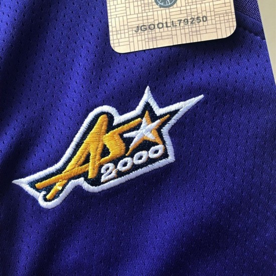 Men's Los Angeles Lakers Kobe Bryant #8 Mitchell&Ness Purple 00-01 Hardwood Classics Jersey