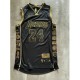 Men's Los Angeles Lakers Kobe Bryant #24 Black Commemorative Career Achievement Jersey