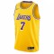 Men's Los Angeles Lakers Carmelo Anthony #7 Nike Gold Swingman Jersey - Icon Edition