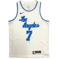 Men's Los Angeles Lakers Carmelo Anthony #7 Nike White Swingman NBA Jersey - Classic Edition