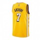 Men's Los Angeles Lakers Carmelo Anthony #7 Nike Yellow Swingman NBA Jersey - City Edition