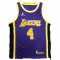 Men's Los Angeles Lakers Rajon Rondo #4 Jordan Purple Swingman NBA Jersey - Statement Edition