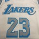 Men's Los Angeles Lakers LeBron James #23 Nike White 2020/21 Swingman Jersey - City Edition