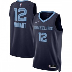 Ja Morant Memphis Grizzlies Nike Unisex 2022/23 Swingman Jersey - Icon Edition - Navy