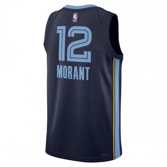 Ja Morant Memphis Grizzlies Nike Unisex 2022/23 Swingman Jersey - Icon Edition - Navy