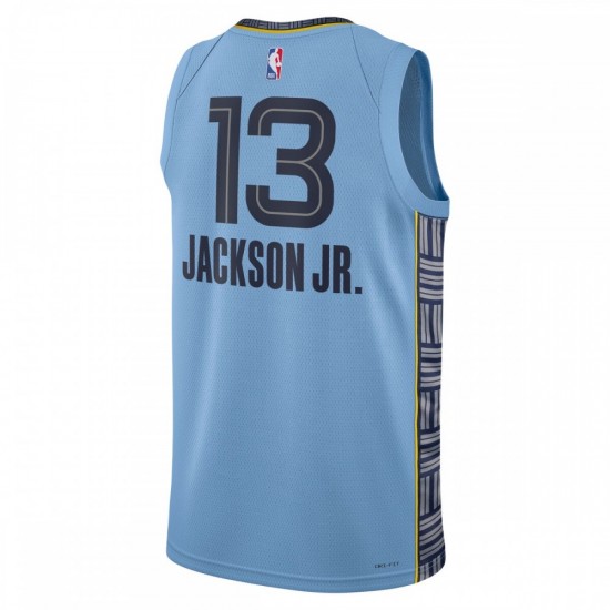 Jaren Jackson Jr. Memphis Grizzlies Jordan Brand 2022/23 Statement Edition Swingman Jersey - Light Blue