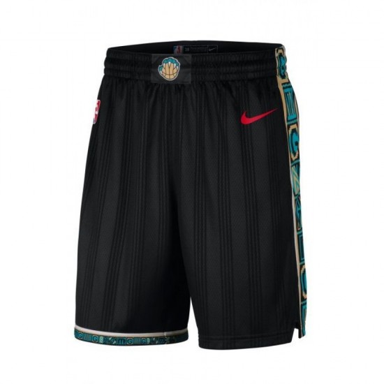 Men's Memphis Grizzlies Nike Black 2020/21 Swingman Short - City Edition