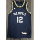 Memphis Grizzlies Ja Morant #12 Nike Black 2021/22 Diamond Swingman Jersey - City Edition