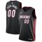 Miami Heat Nike Swingman Custom Jersey Black - Icon Edition