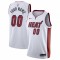 Miami Heat Nike 2020/21 Swingman Custom Jersey - Association Edition - White