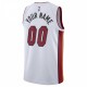 Miami Heat Nike 2020/21 Swingman Custom Jersey - Association Edition - White