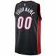 Miami Heat Nike 2021/22 Diamond Swingman Custom Jersey - Icon Edition - Black