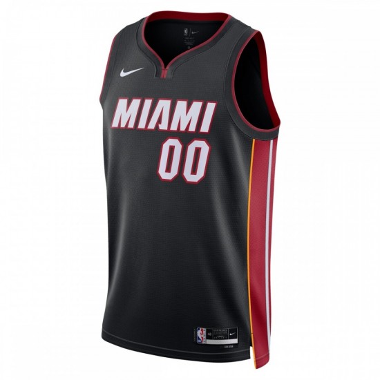 Miami Heat Nike Unisex 2022/23 Swingman Custom Jersey Black - Icon Edition