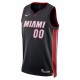 Miami Heat Nike Unisex 2022/23 Swingman Custom Jersey Black - Icon Edition