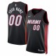 Miami Heat Nike Unisex 2022/23 Swingman Custom Jersey Black - Icon Edition