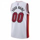 Miami Heat Nike Unisex 2022/23 Swingman Custom Jersey White - Association Edition