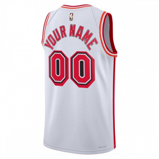 Miami Heat Nike Unisex 2022/23 Custom Swingman Jersey - Classic Edition - White