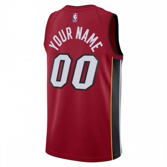 Miami Heat Jordan Brand Unisex 2022/23 Swingman Custom Jersey - Statement Edition - Red