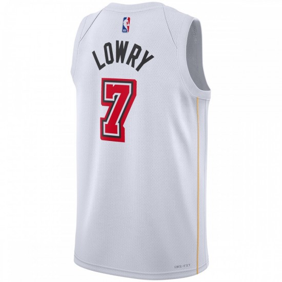 Kyle Lowry Miami Heat Nike Unisex 2022/23 Swingman Jersey - City Edition - White