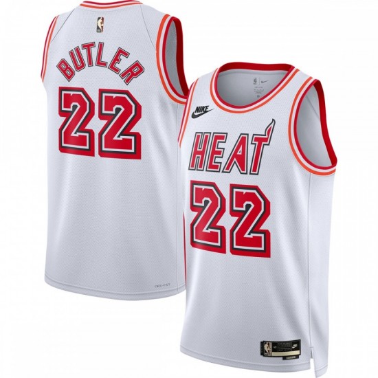 Jimmy Butler Miami Heat Nike 2022/23 Swingman Jersey White - Classic Edition