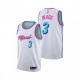 Men's Miami Heat Dwyane Wade #3 White 19-20 Swingman Jersey - City  Edition(Round Collar)