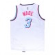 Men's Miami Heat Dwyane Wade #3 White 19-20 Swingman Jersey - City  Edition(Round Collar)